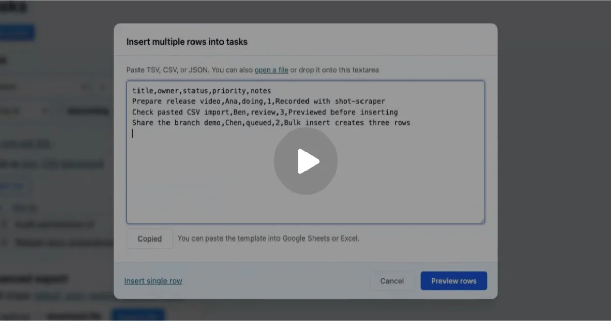 shot-scraper video feature demonstration card