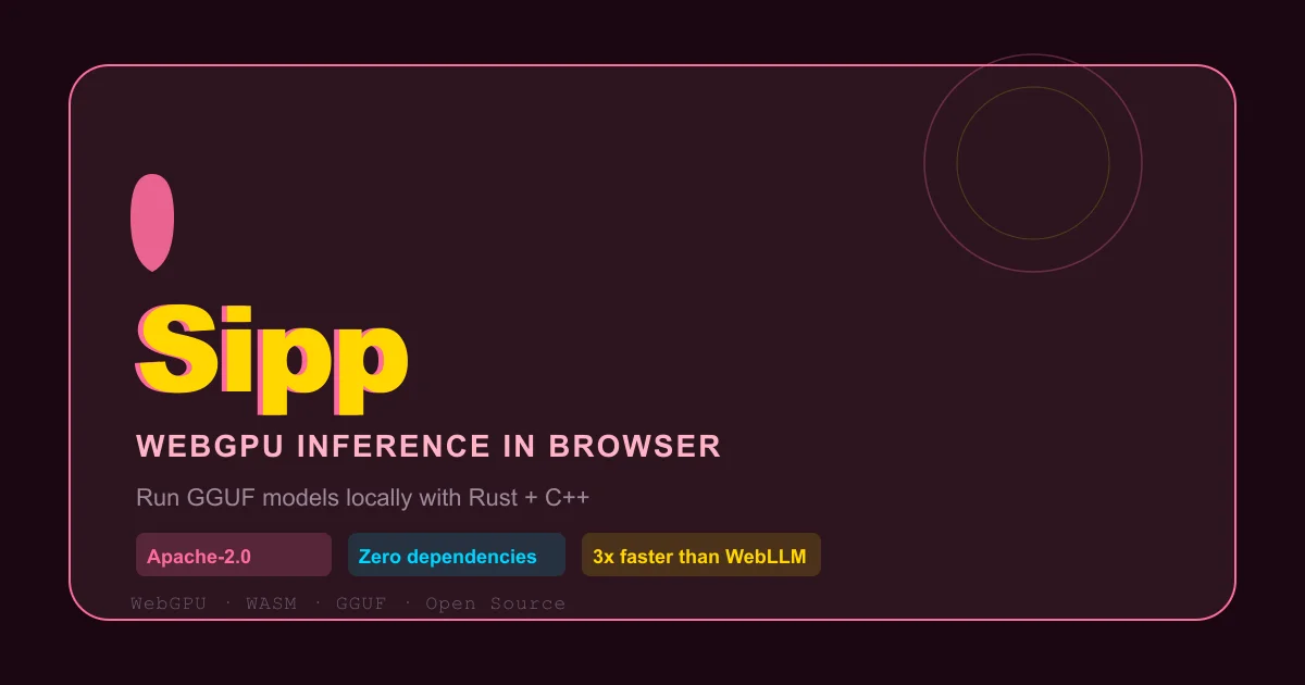 Sipp WebGPU AI inference runtime
