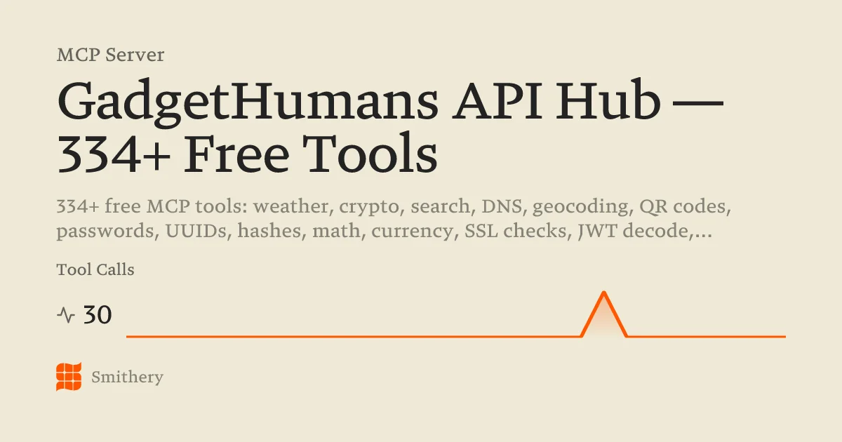 Smithery MCP tools marketplace – 300+ tools for AI agents