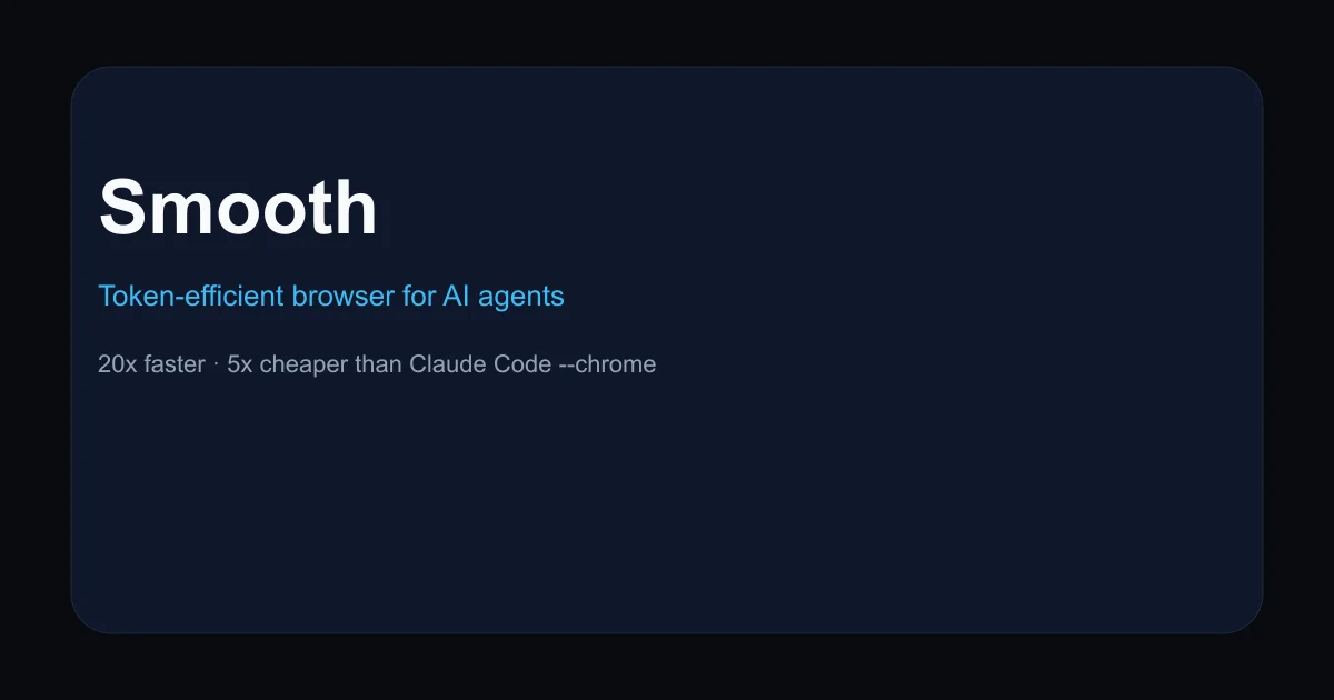 Smooth browser agent product thumbnail