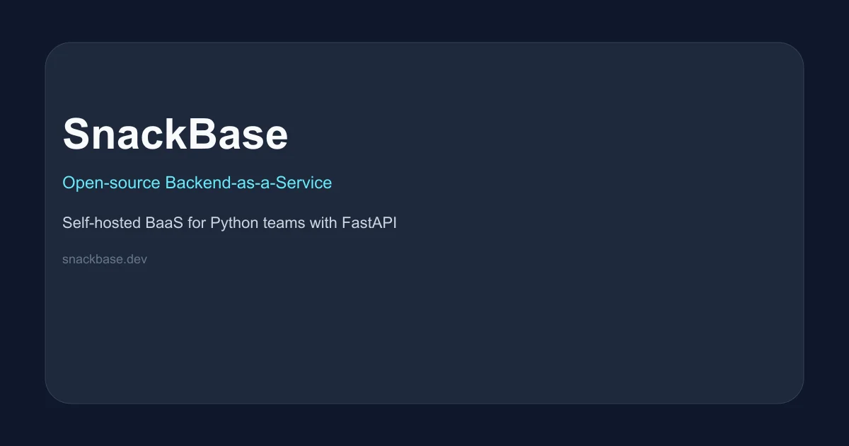 SnackBase product thumbnail
