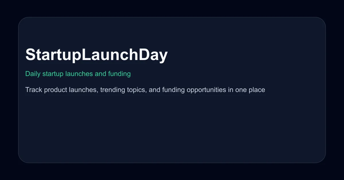 StartupLaunchDay product thumbnail