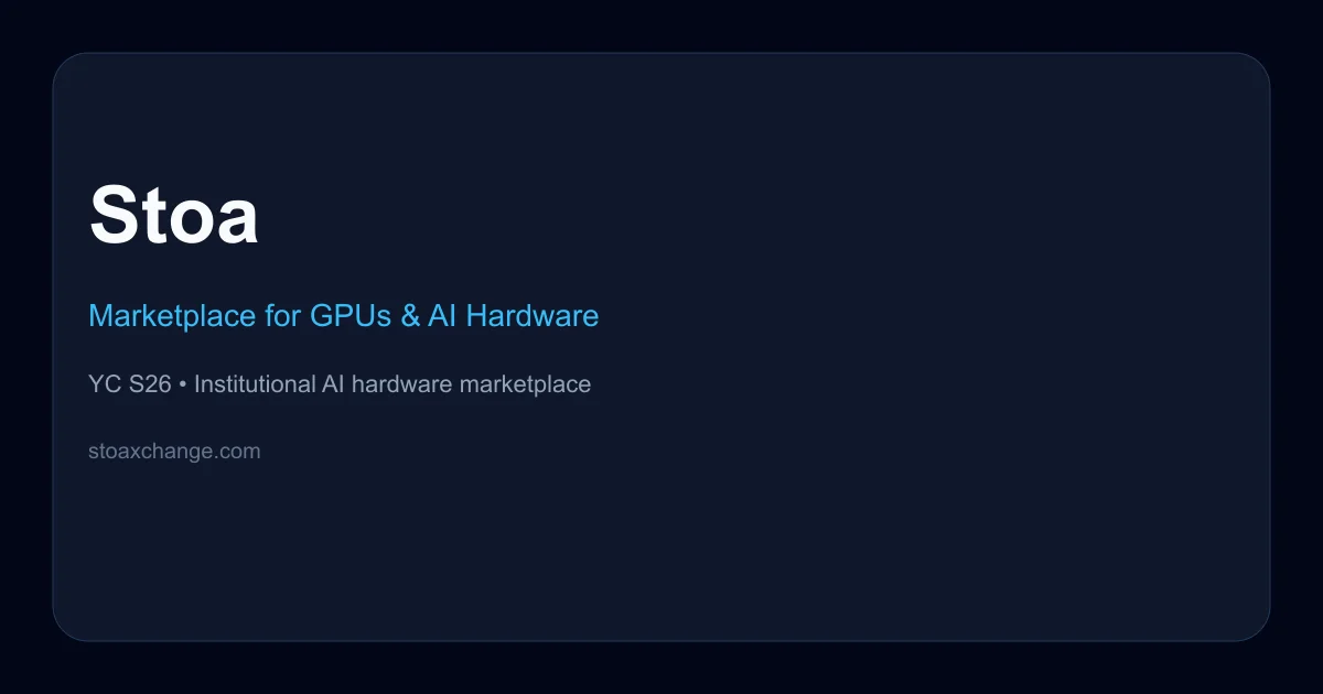 Stoa GPU marketplace product thumbnail