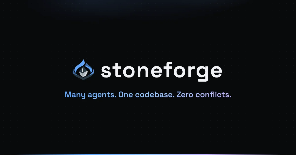 Stoneforge AI agent orchestration platform dashboard