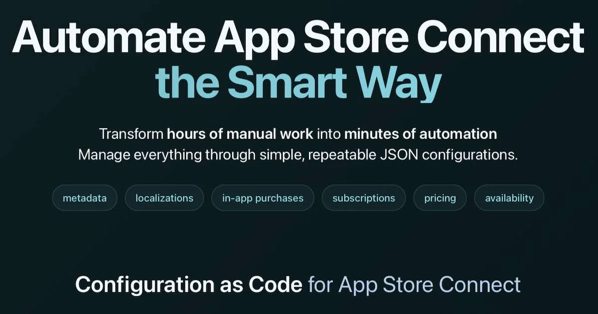 StoreConfig – Automate App Store Connect from JSON