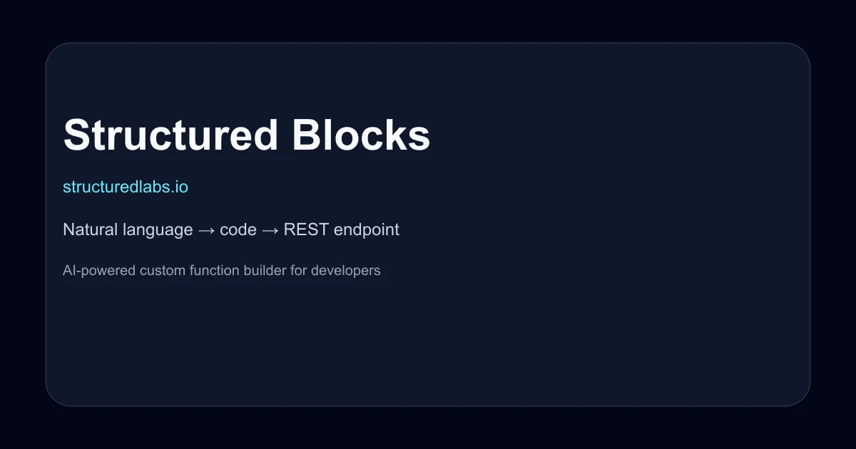 Structured Blocks product thumbnail