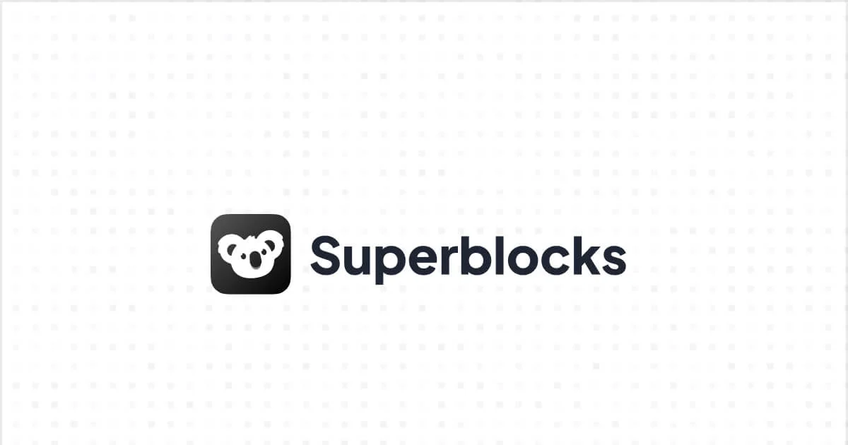 Superblocks internal tools IDE product screenshot