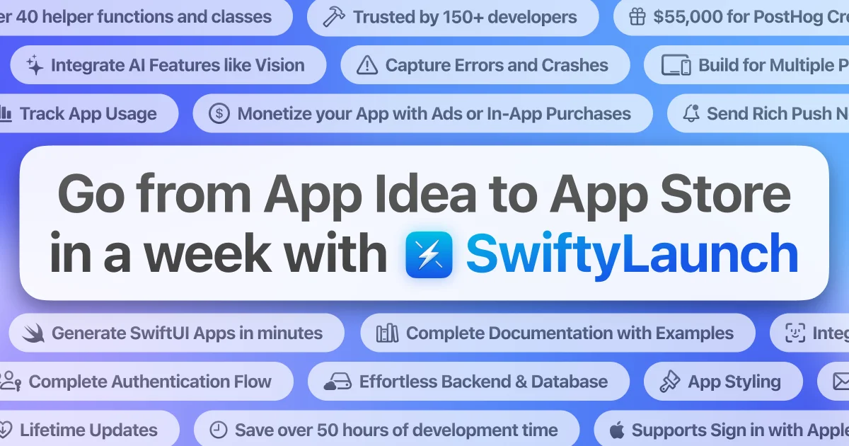 SwiftyLaunch iOS and Website Boilerplate Generator