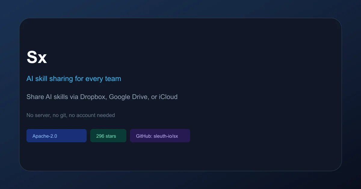 Sx AI skill sharing product thumbnail
