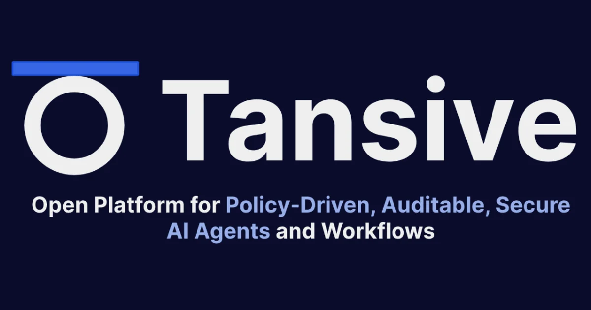Tansive policy-driven AI agent platform
