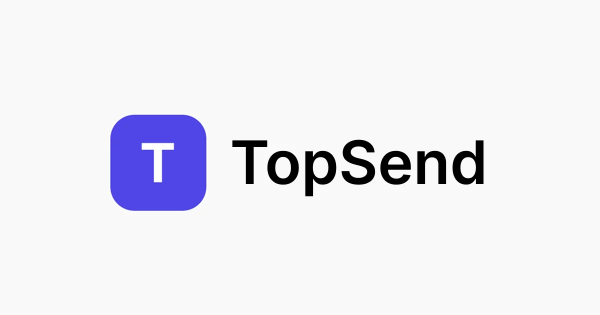 TopSend email platform dashboard