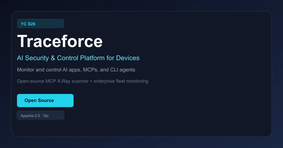 Traceforce – AI Security & Control Platform for Devices