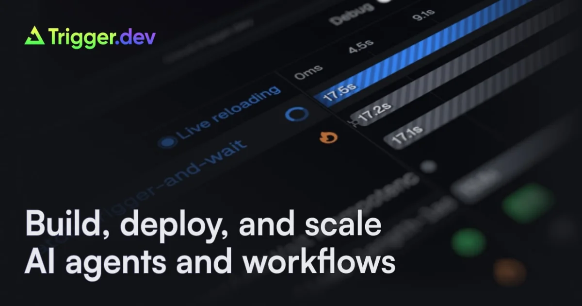 Trigger.dev AI agent workflow platform thumbnail