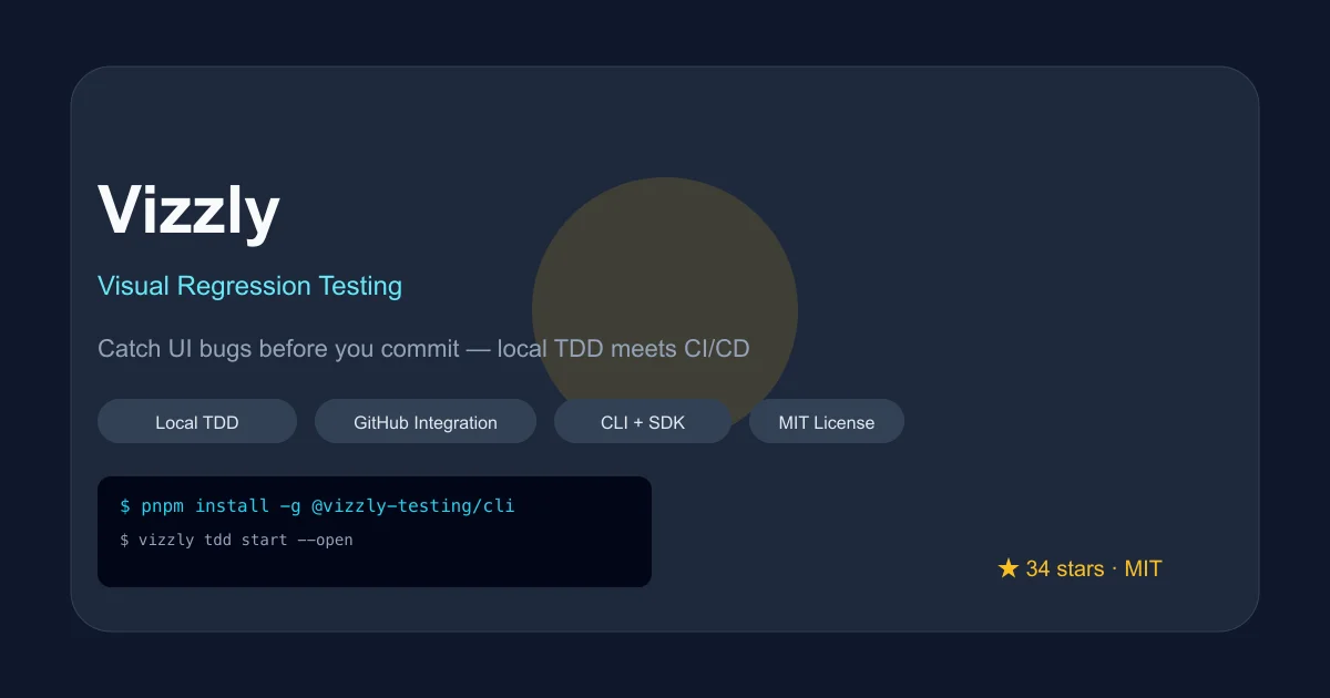 Vizzly visual regression testing platform