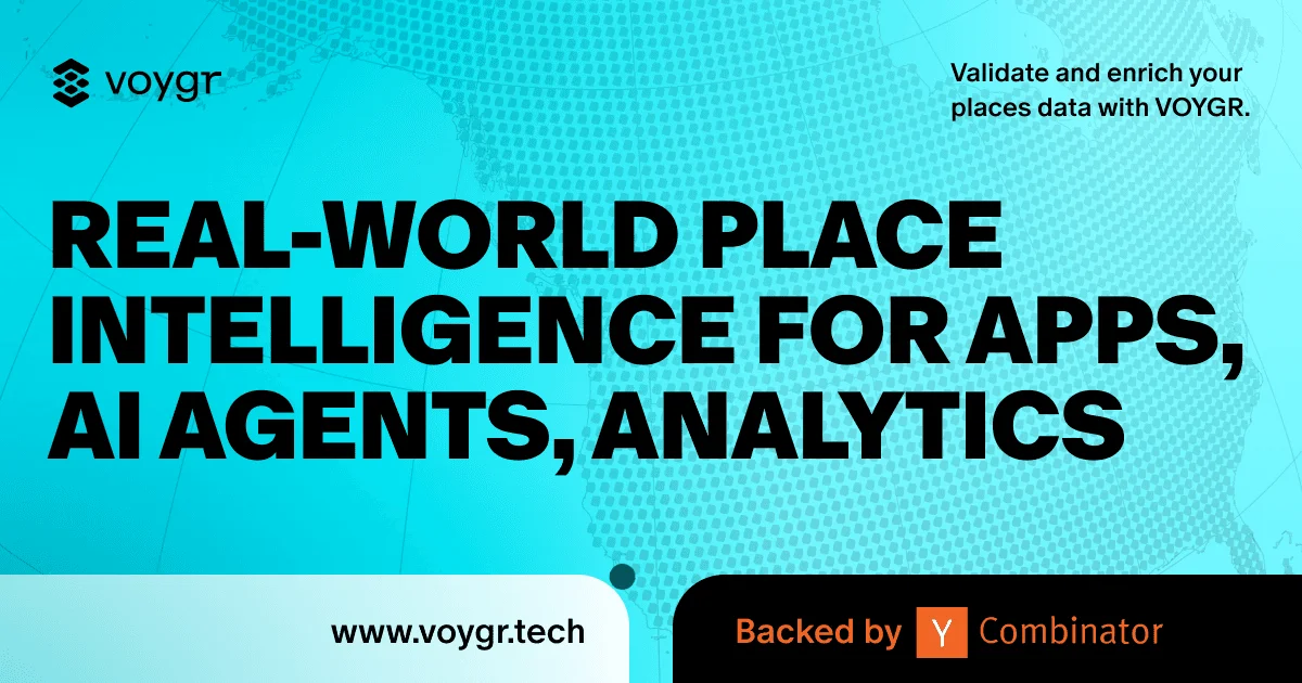Voygr place intelligence platform