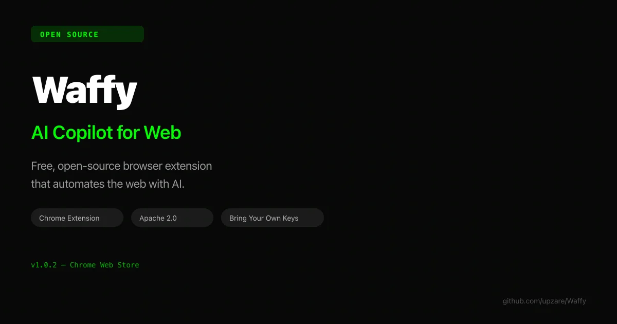 Waffy - Open-Source AI Browser Extension