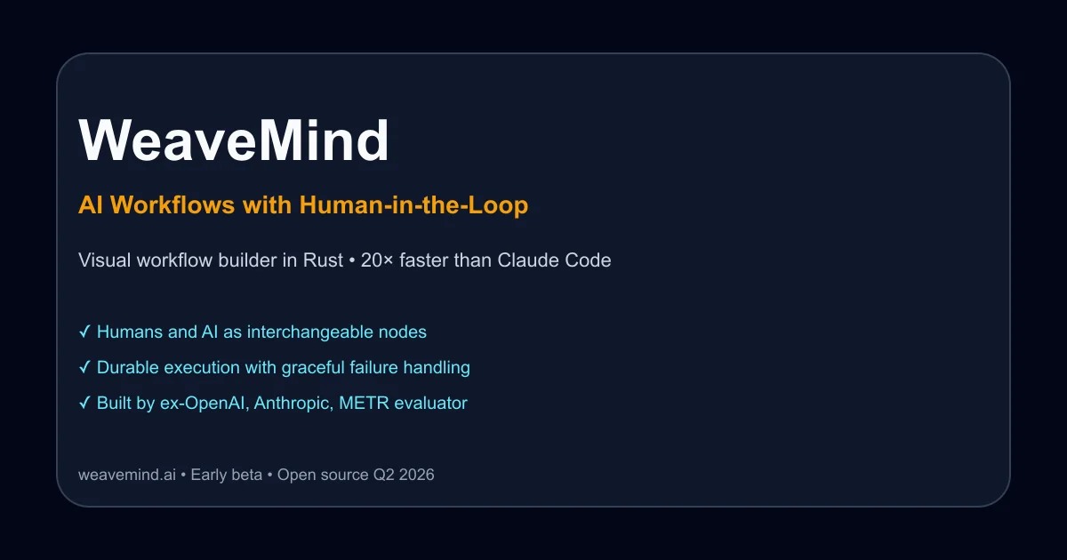 WeaveMind AI workflow builder thumbnail