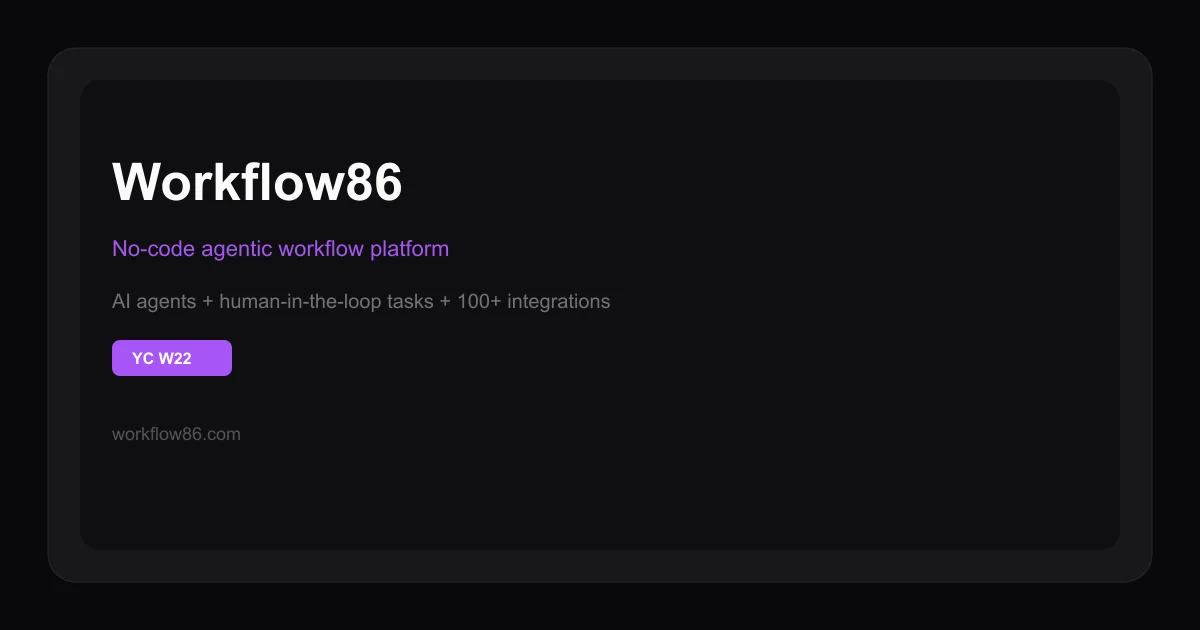 Workflow86 product thumbnail