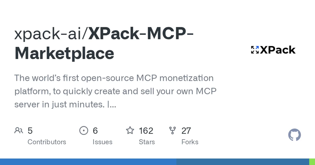 XPack MCP marketplace product thumbnail