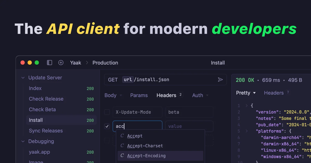 Yaak API client product thumbnail